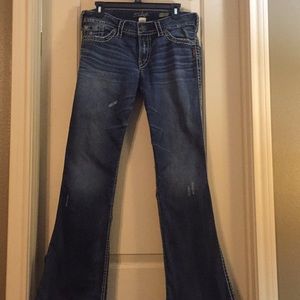 Silver Bootcut Jeans